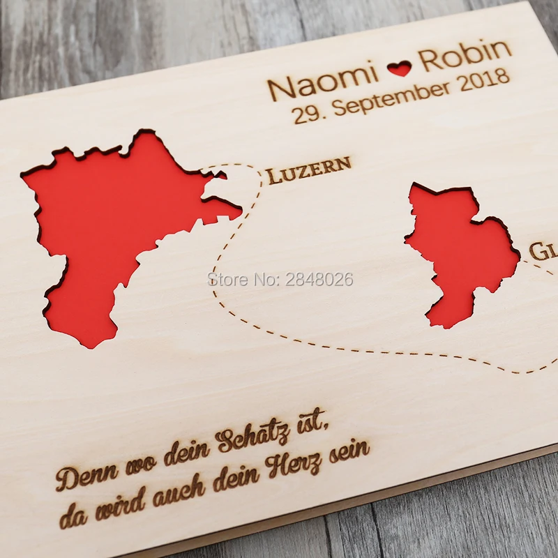 Rustic personalized wedding gu - Custom Star Map ulasan dan harga