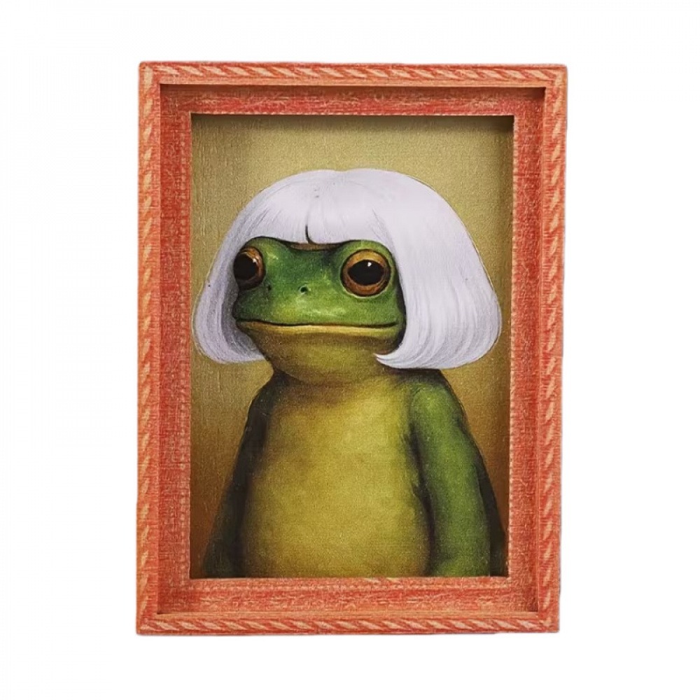 Funny and quirky printed refri - Engraved Wood Frame ulasan dan harga