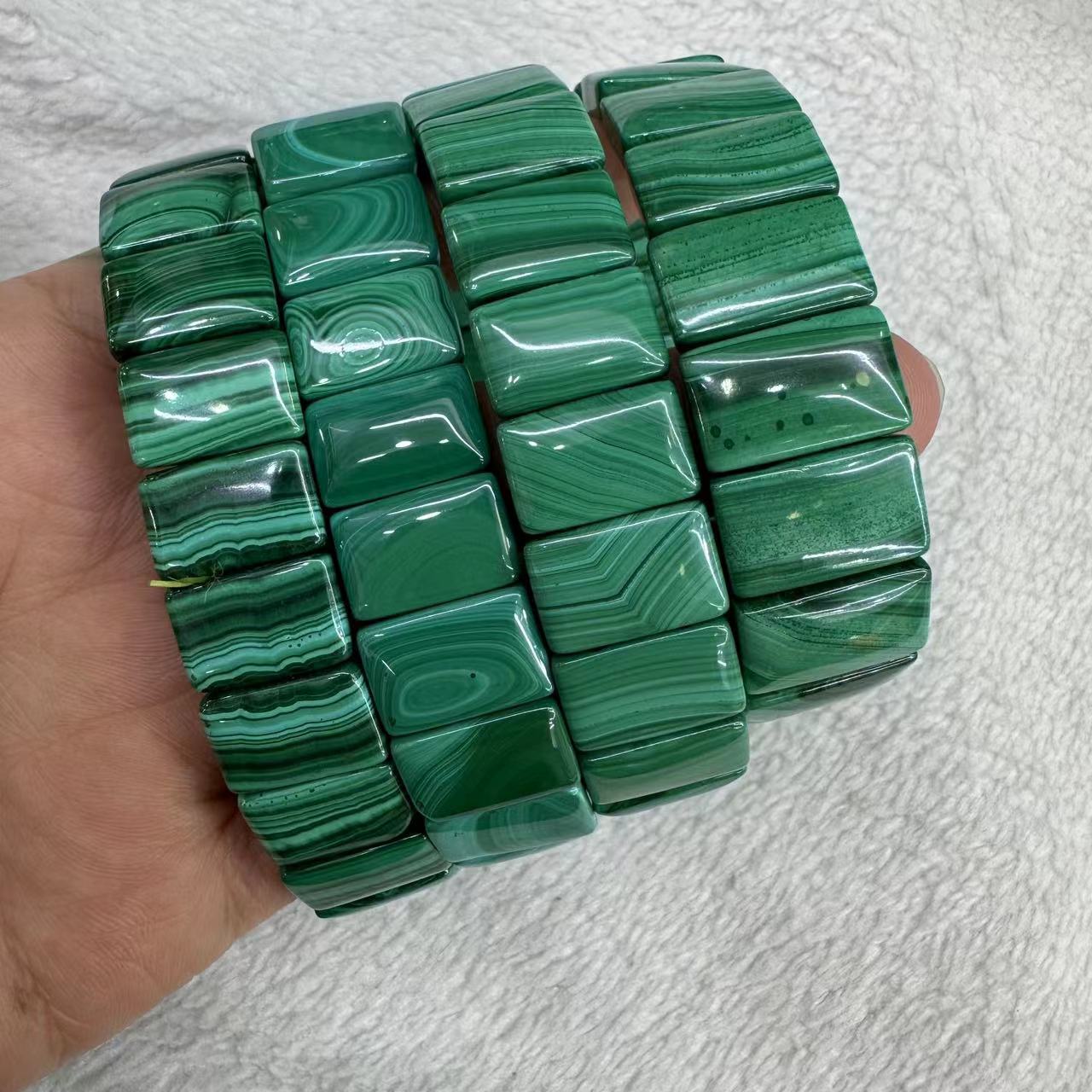 Genuine Natural Green Malachit - Coordinates Bracelet ulasan dan harga