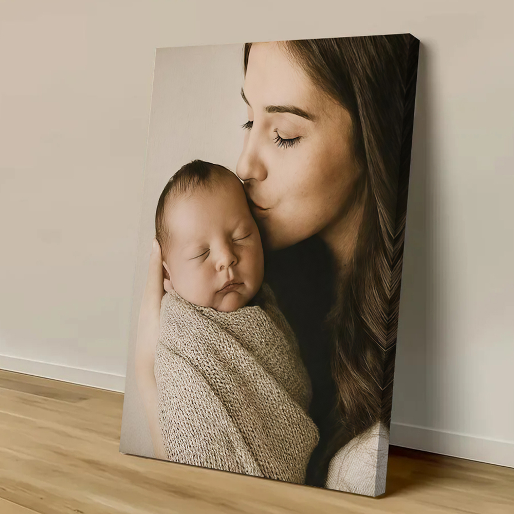 Custom Print Canvas Painting F - Pet Portrait Custom ulasan dan harga
