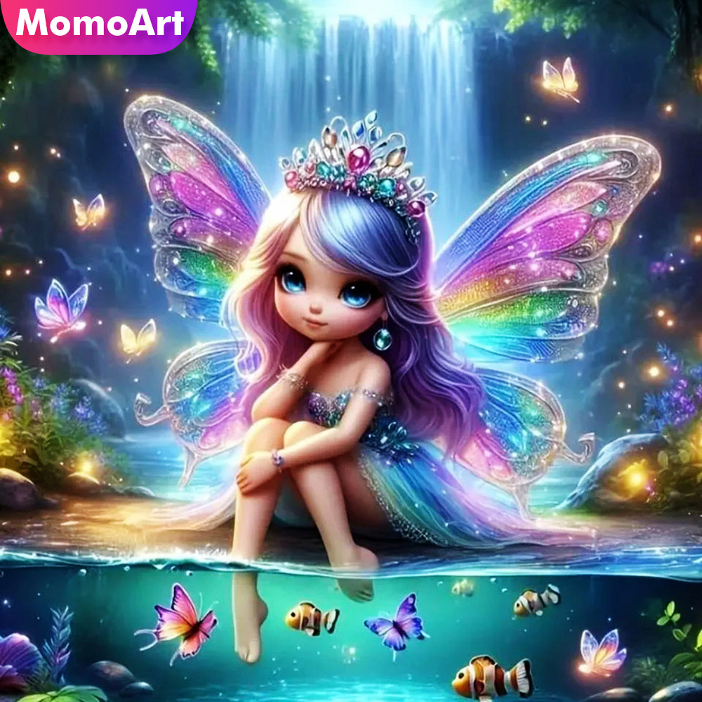 Momoart Girl Diamond Mosaic Po - Photo Mosaic Print ulasan dan harga